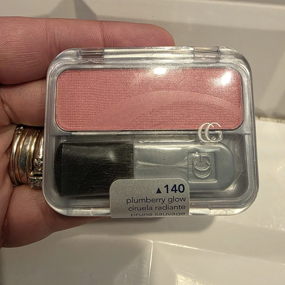 *DISCONTINUED Covergirl Cheekers 140 PLUMBERRY GLOW Pink Plum Shimmer Blush RARE